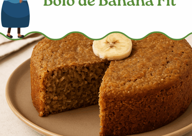 Receita da Vovó: Bolo de Banana com Aveia (Sem Glúten e Sem Açúcar)