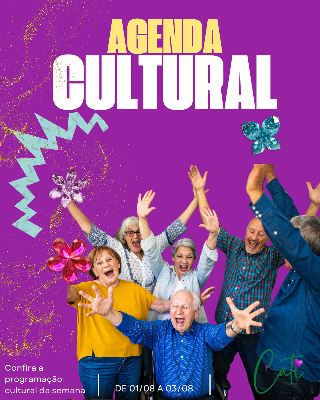 Dicas Culturais e Eventos para o final de semana de 01/08 a 03/08